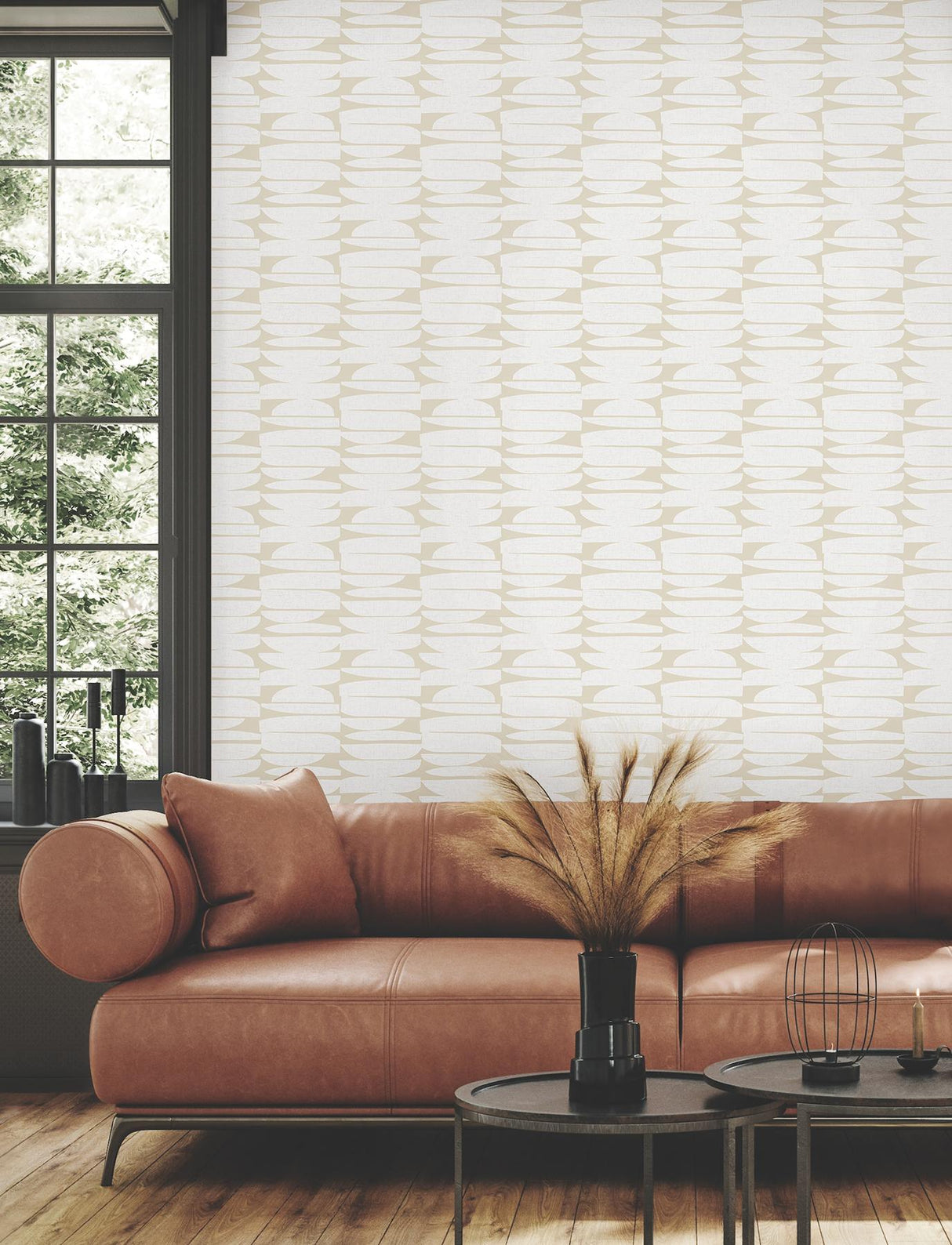 York Lovely Libra Beige Wallpaper