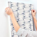 York Lovely Libra Blue Wallpaper