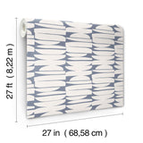 York Lovely Libra Blue Wallpaper