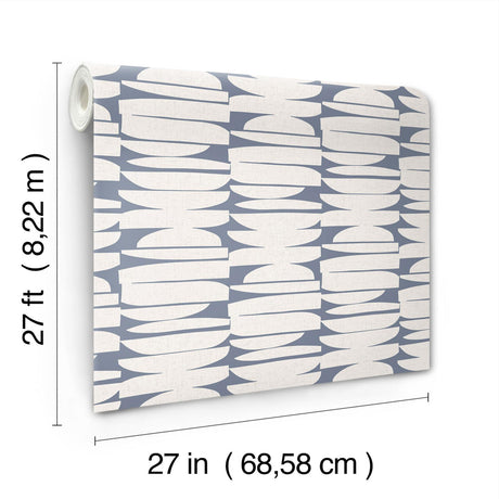 York Lovely Libra Blue Wallpaper