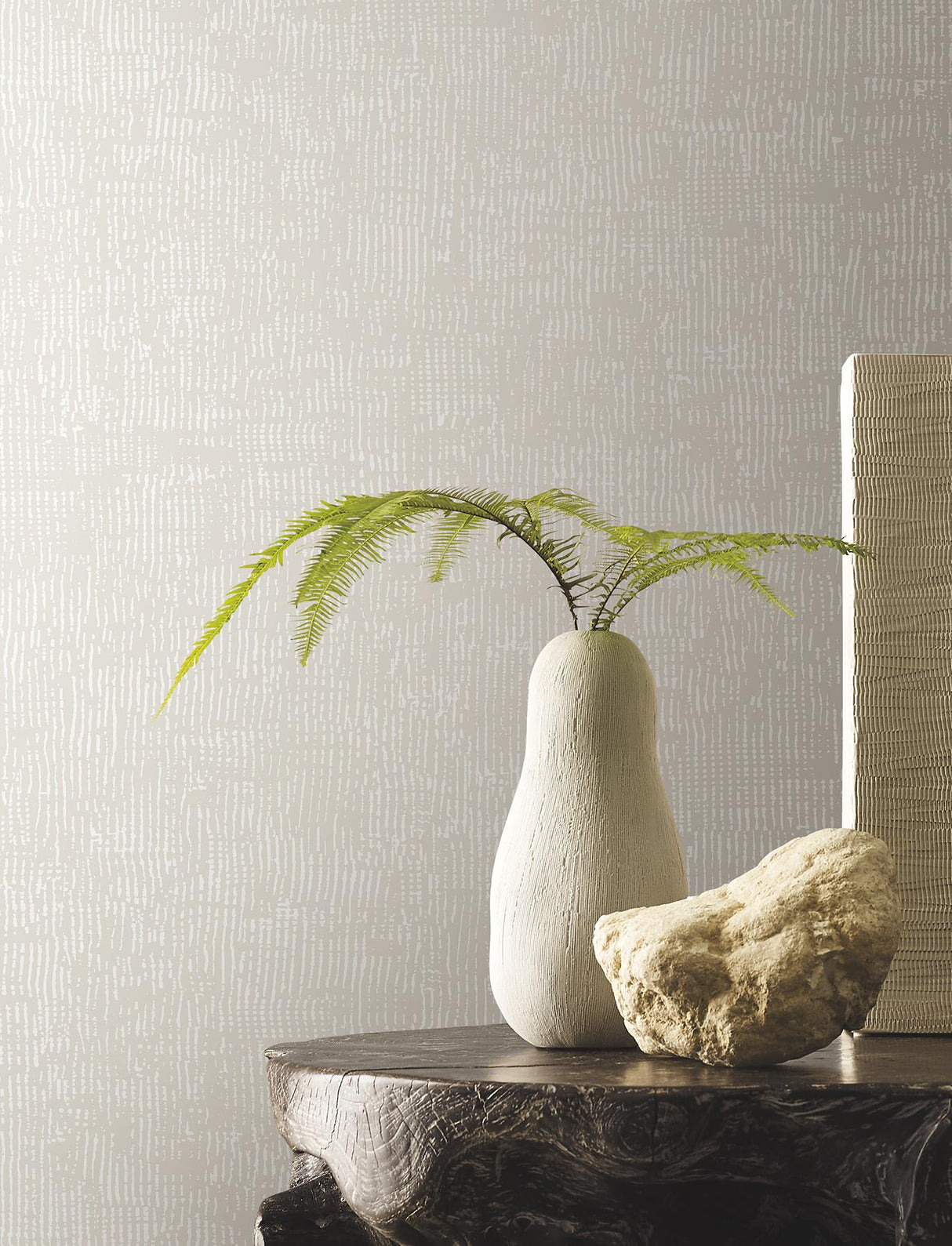 York Trabadillo Plaster Grey Wallpaper