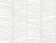 York Cascade Palm Chevron Grey Wallpaper