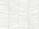 York Cascade Palm Chevron Grey Wallpaper