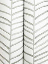 York Cascade Palm Chevron Grey Wallpaper