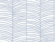 York Cascade Palm Chevron Blue Wallpaper
