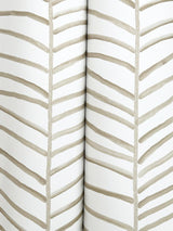 York Cascade Palm Chevron Beige Wallpaper