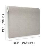 York Huri Grey Wallpaper