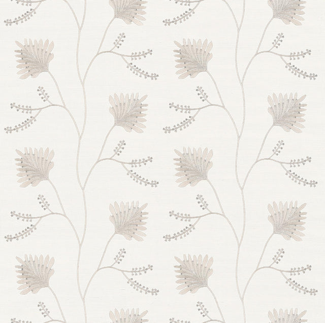 York Laelynn White Wallpaper