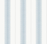 York Tandem Stripe Blue Wallpaper