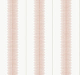 York Tandem Stripe Red Wallpaper