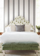 York Tandem Stripe Black Wallpaper