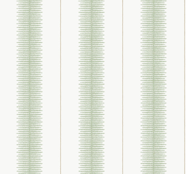 York Tandem Stripe Green Wallpaper