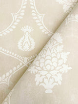 York Royal Damask Neutral Wallpaper