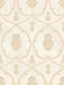 York Royal Damask Yellow Wallpaper