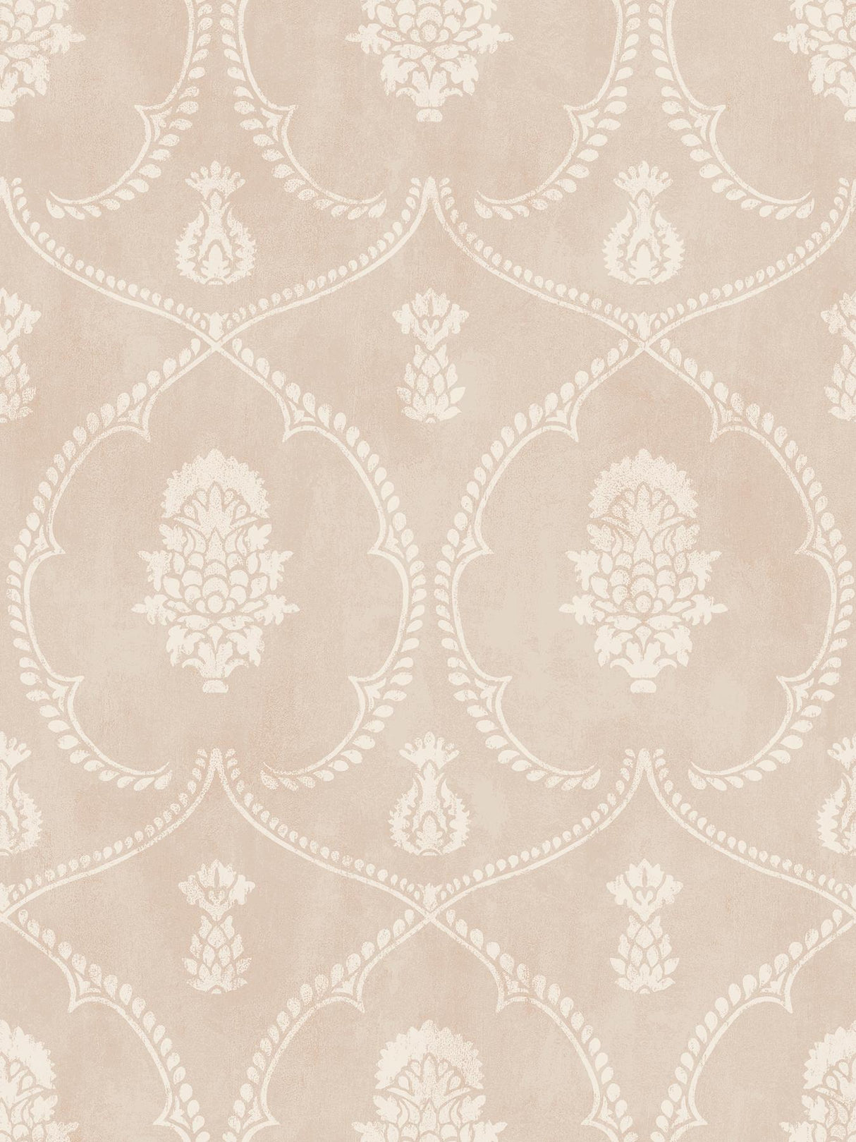 York Royal Damask Pink Wallpaper