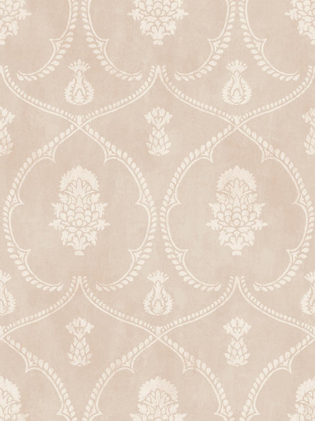 York Royal Damask Pink Wallpaper