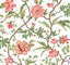 York Courtyard Botanical Pink Wallpaper