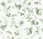York Floral Lace Green Wallpaper