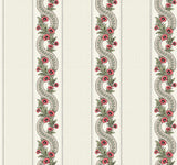 York Abbey's Garland Red Wallpaper