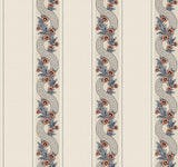 York Abbey's Garland Orange Wallpaper