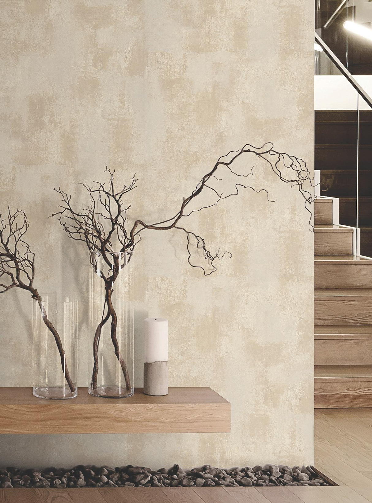 York Italian Plaster Brown Wallpaper
