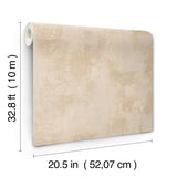 York Italian Plaster Brown Wallpaper