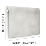 York Italian Plaster White Wallpaper