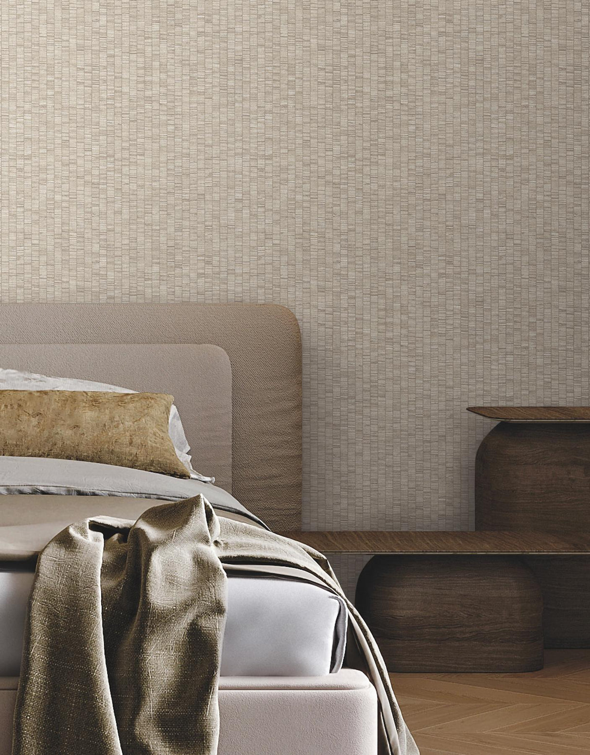 York Lemuria Beige Wallpaper