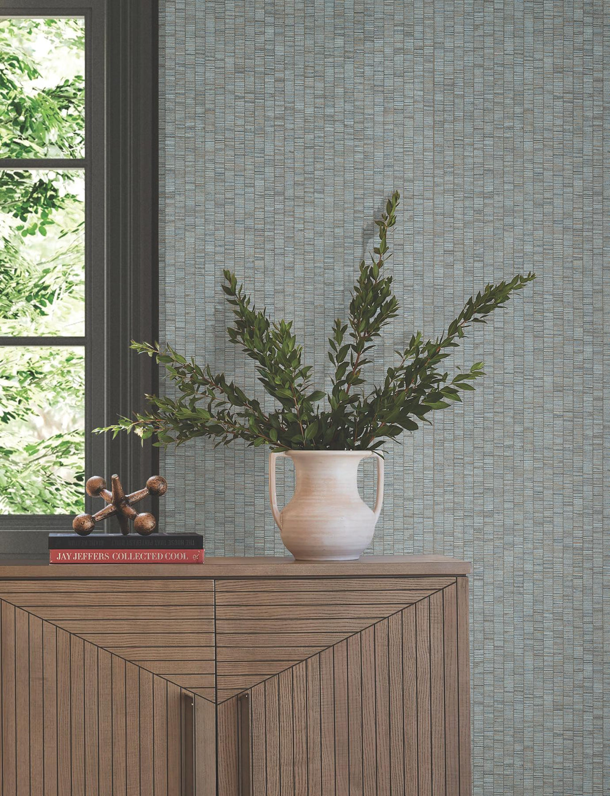 York Lemuria Blue Wallpaper