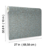 York Lemuria Blue Wallpaper