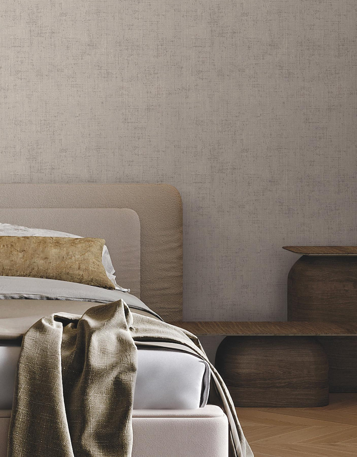 York Alma Grey Wallpaper