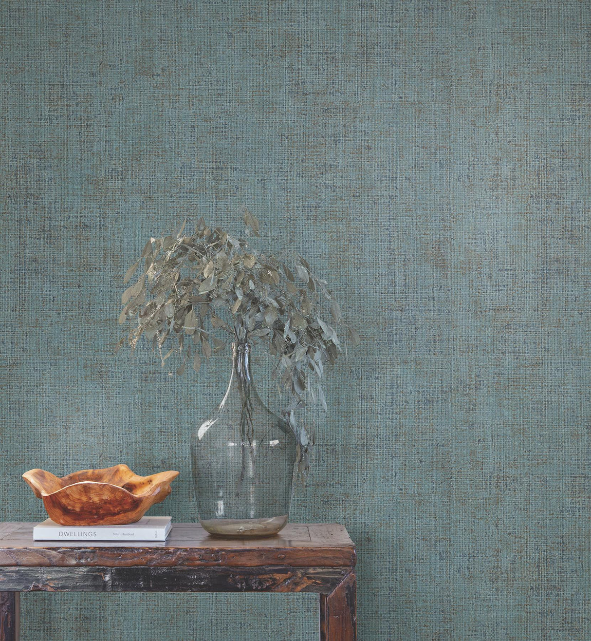 York Alma Blue Wallpaper