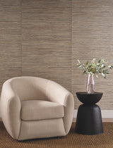 Candice Olson Bamboo Taupe Hemp Blend Brown Wallpaper