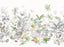 York Wallcoverings Tropical Green Wall White Mural