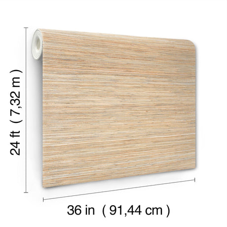 Candice Olson Bamboo White Hemp Blend White Wallpaper