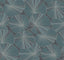 Candice Olson Layered Deep Blue Lily Pads Blue Wallpaper