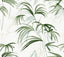 Candice Olson Inky Green Palms Green Wallpaper