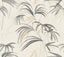 Candice Olson Inky Warm Neutral Palms Grey Wallpaper