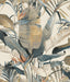 Candice Olson Tropical Plush Neutral Cabana Brown Wallpaper