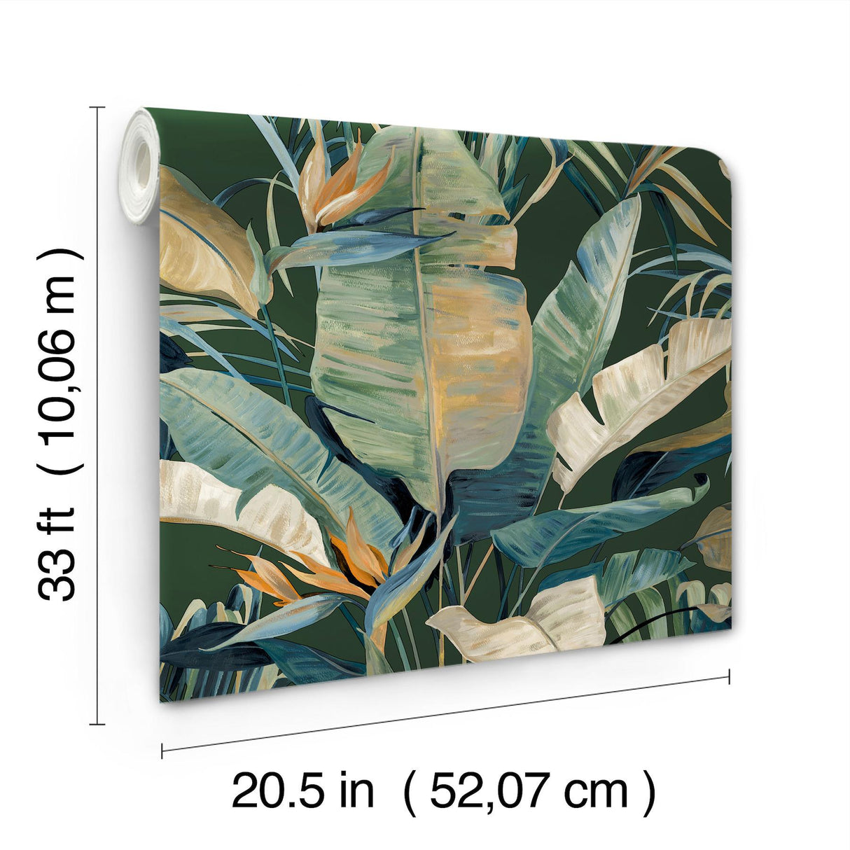 Candice Olson Tropical Green Cabana Green Wallpaper