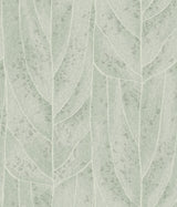 Candice Olson Dicot Spa Leaf Blue Wallpaper