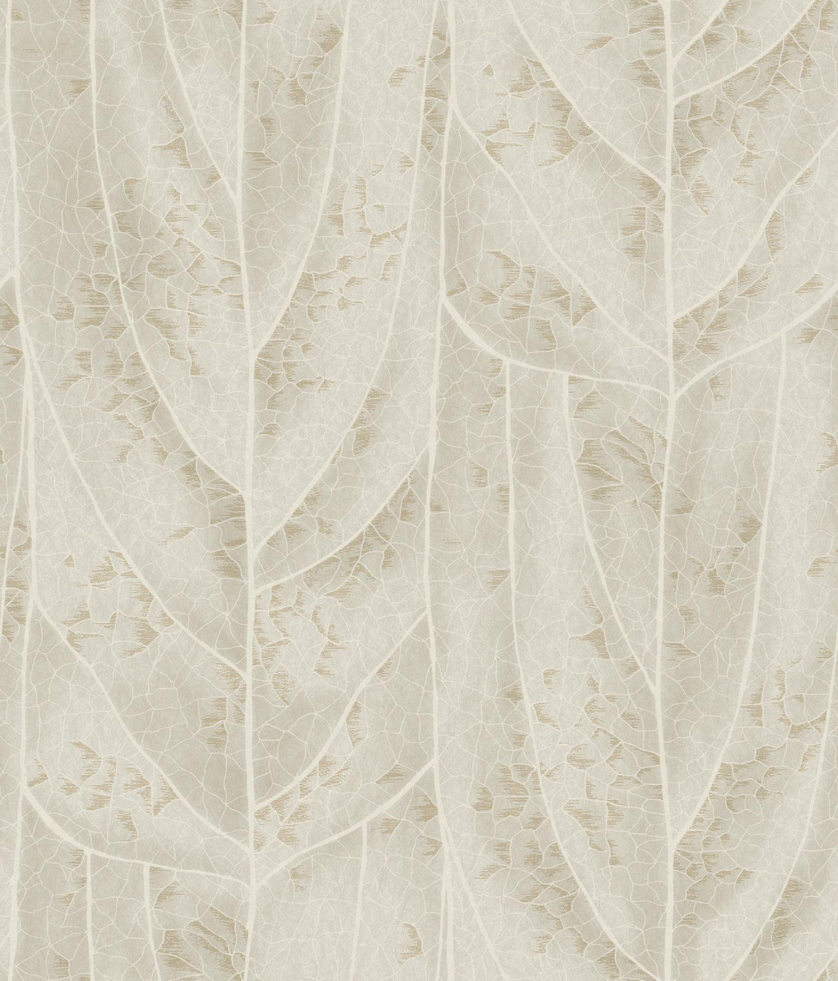 Candice Olson Dicot Beige Leaf Beige Wallpaper