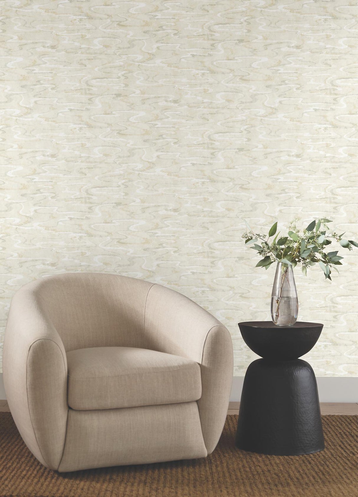 Candice Olson Dreamland Oyster Beige Wallpaper