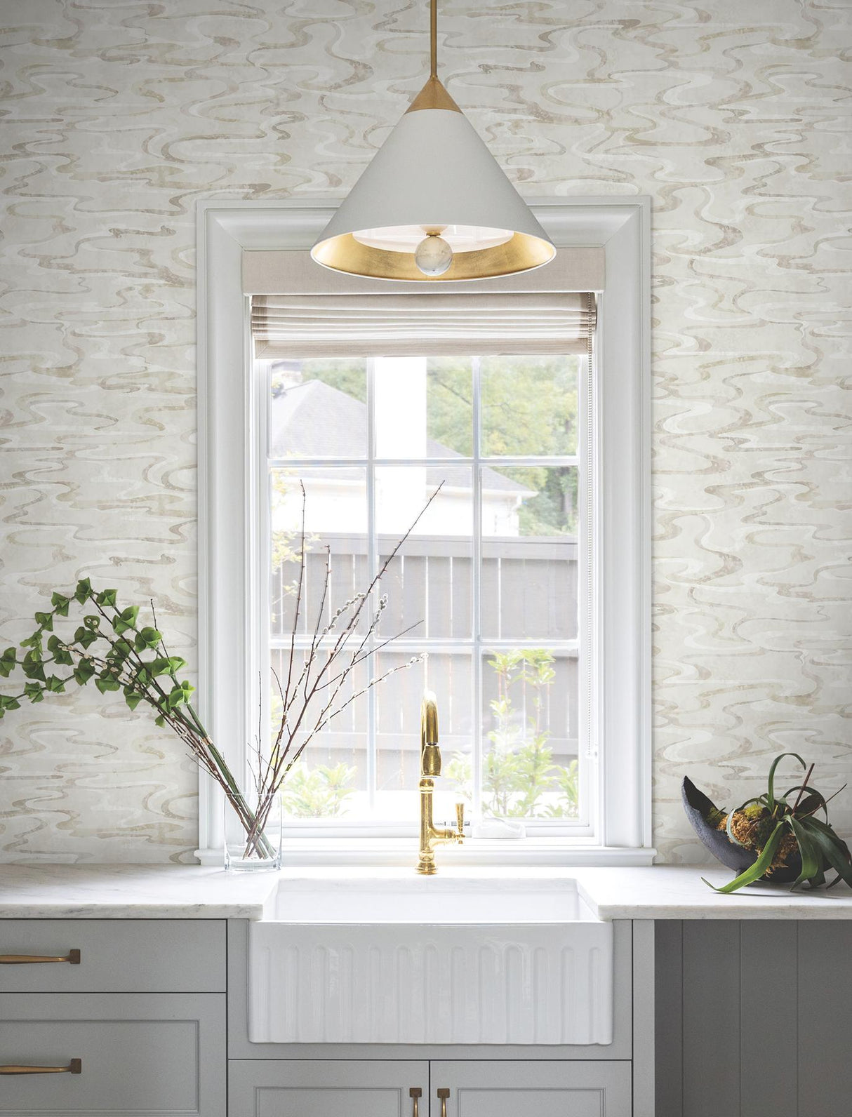 Candice Olson Dreamland Cameo Beige Wallpaper