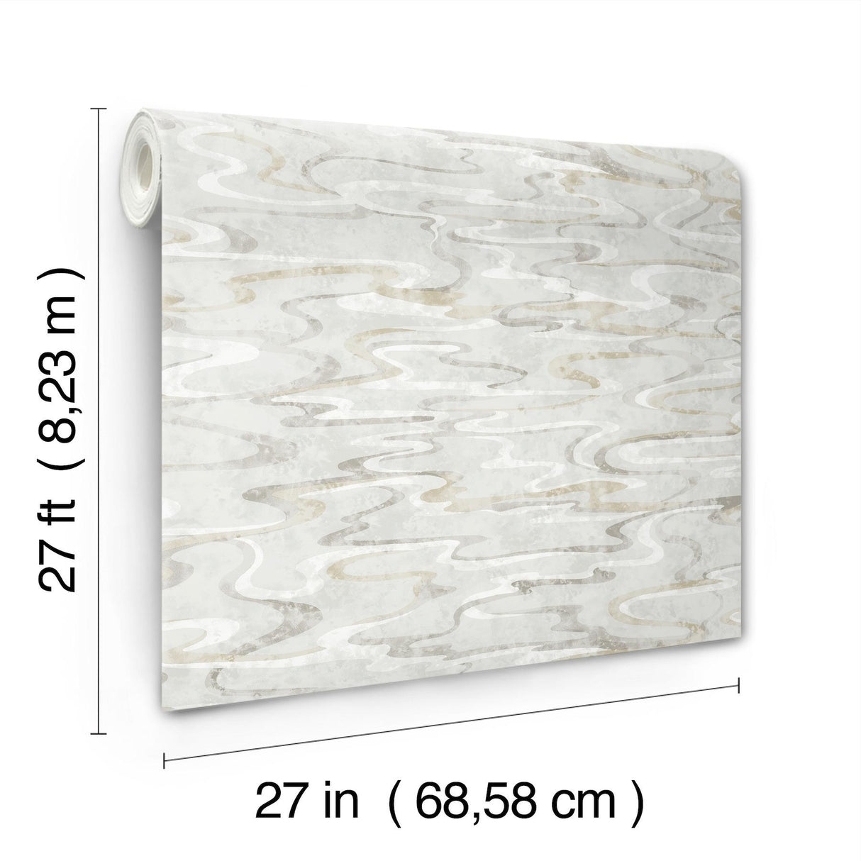 Candice Olson Dreamland Grey Grey Wallpaper