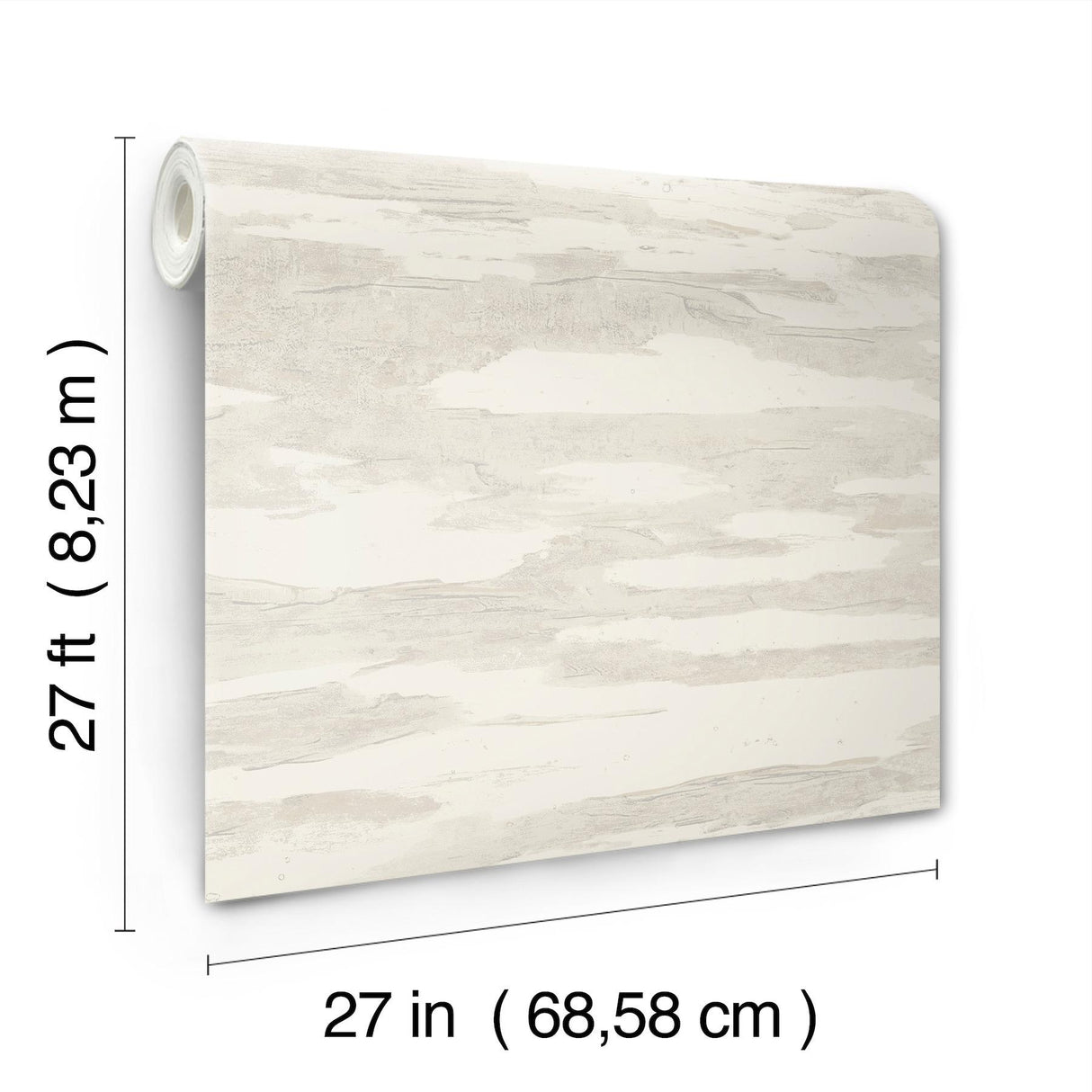 Candice Olson Artistic Coral Tides Grey Wallpaper