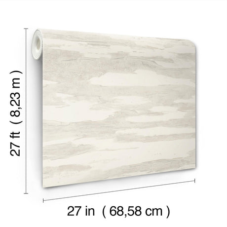 Candice Olson Artistic Coral Tides Grey Wallpaper