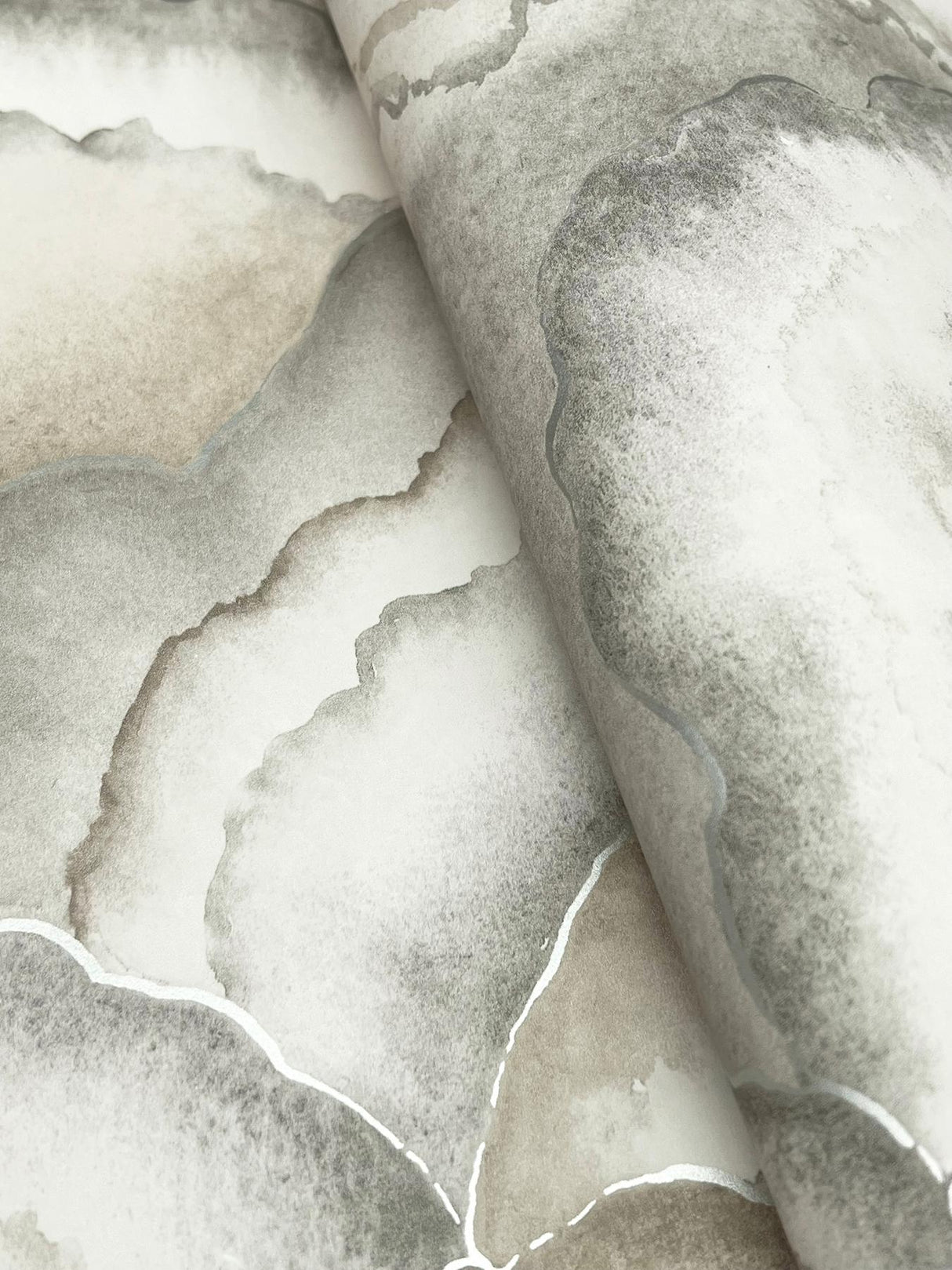 Candice Olson Abalone Smokey Fans Brown Wallpaper