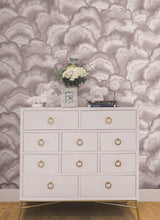 Candice Olson Abalone Lavender Fans Purple Wallpaper