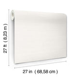 Candice Olson Quiet Vista Pearl White Wallpaper